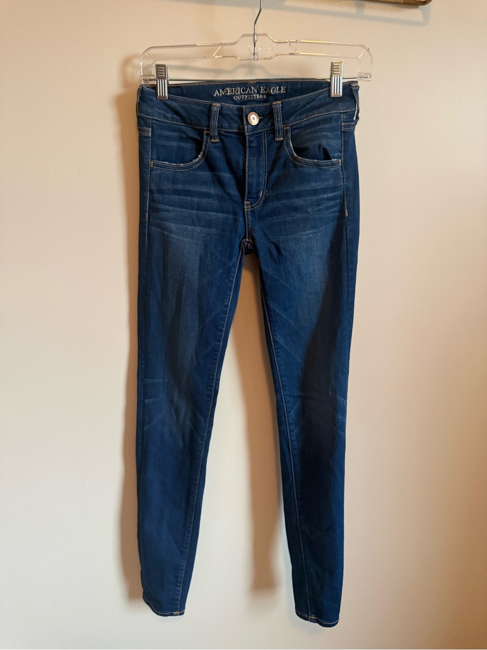 American Eagle Outfitters Dark Indigo Skinny Jeans